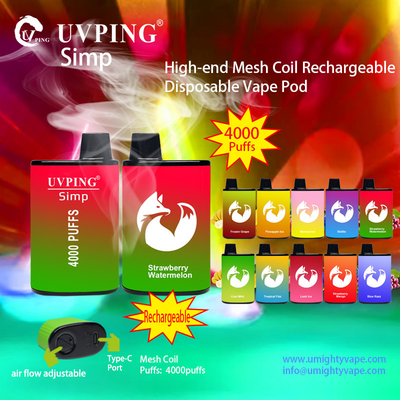 Soem 10 würzt Mesh Coil Disposable Dampfen Support besonders anfertigte Logo