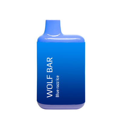 Blaue Hauch-Stange Razz-Eis Soems elektronische Wegwerfzigarette kundengebundene Logo-5000