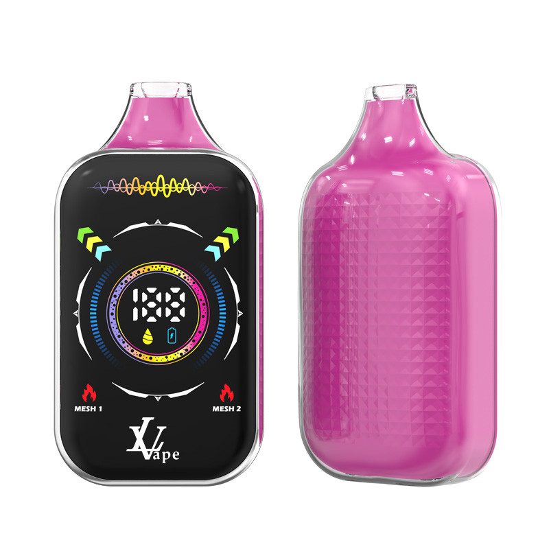 Neueste Vollbildschirm 40.000 Puffs Wegwerf-Vape-Bar mit Mesh-Spulen und Luftstromverstellbar