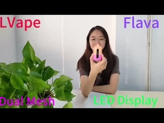 Duo 2 Maschen Spulen LED-Bildschirm Einweg-Vape-Bar